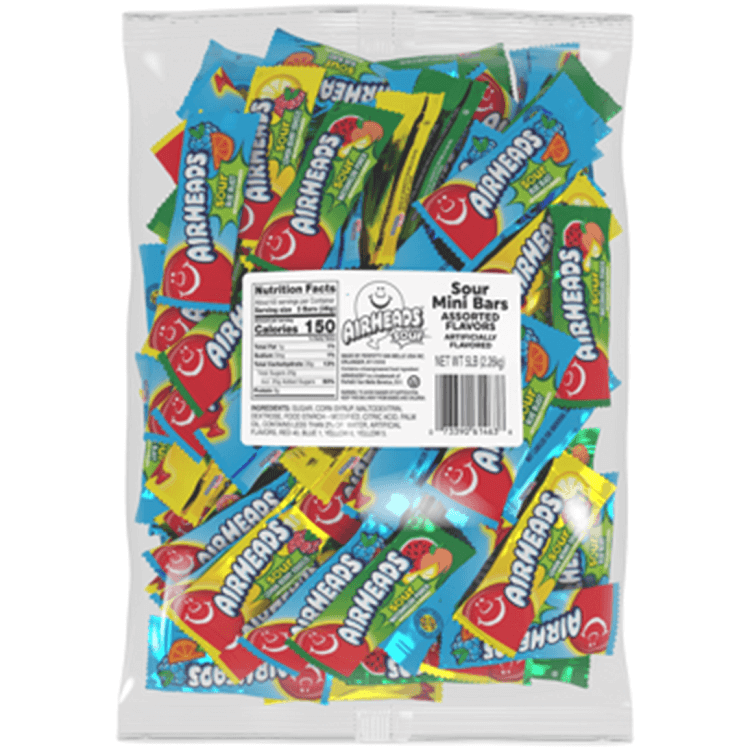 Airheads Sour Mini Bars  Airheads Sour Mini Bars