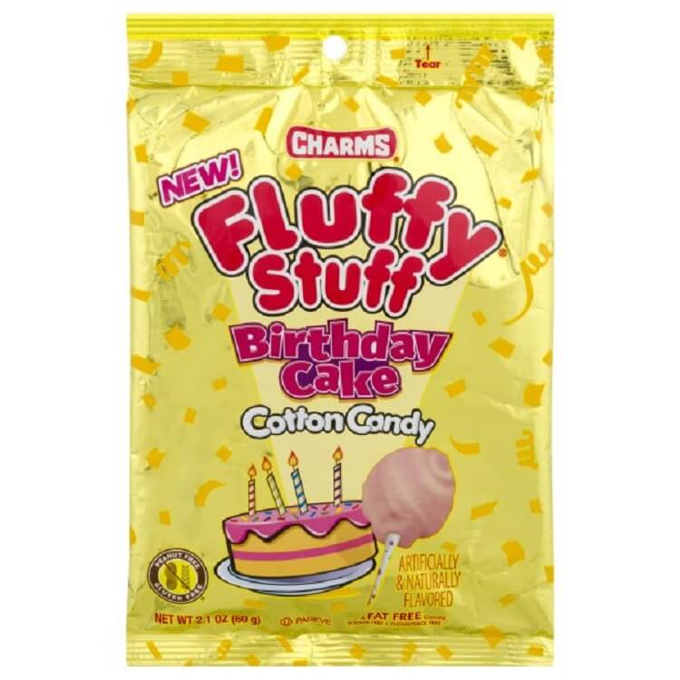 Fluffy Stuff Birthday Cake Cotton Candy  Fluffy Stuff Birthday Cake Cotton Candy