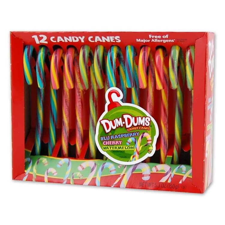 Dum Dum Assorted 6" Candy Canes  Dum Dum Assorted 6" Candy Canes