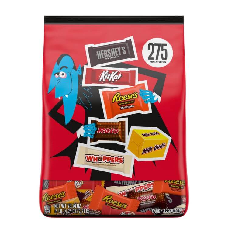Halloween Hershey Variety Mix 275 Pieces  Halloween Hershey Variety Mix 275 Pieces