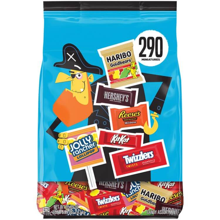 Halloween Hershey Variety Mix 290 Pieces  Halloween Hershey Variety Mix 290 Pieces