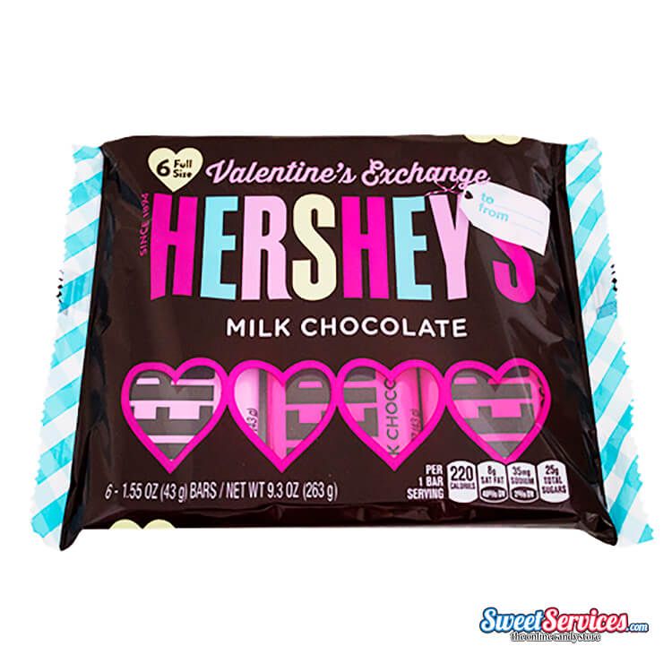 Hershey Valentine's Exchange Chocolate Candy Bars Hershey Valentine's Exchange Chocolate Candy Bars
