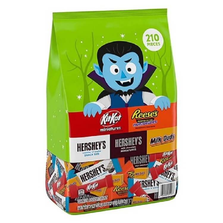 Halloween Hershey Variety Mix 210 Pieces   Halloween Hershey Variety Mix 210 Pieces