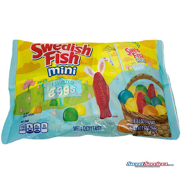 Swedish Fish Mini With Assorted Eggs Swedish Fish Mini With Assorted Eggs