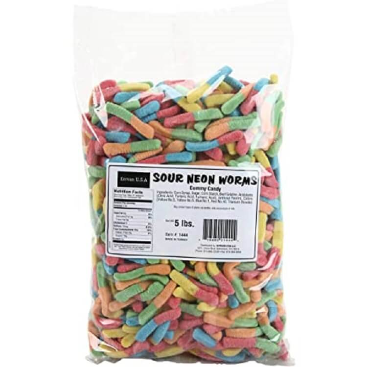 Kervan Neon Sour Worms Kervan Neon Sour Worms