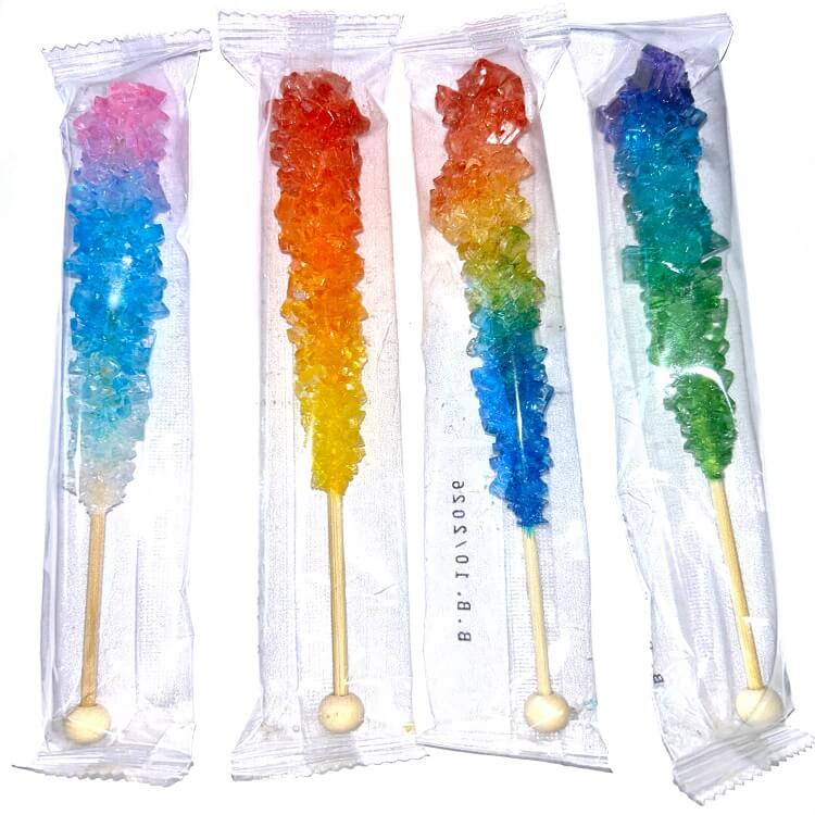 Tie Dye Rock Candy Sticks  Tie Dye Rock Candy Sticks