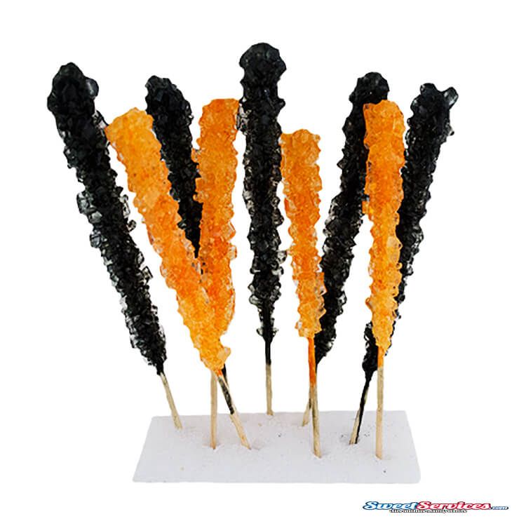 Halloween Rock Candy Sticks ~ 24 Count  Halloween Rock Candy Sticks ~ 24 Count