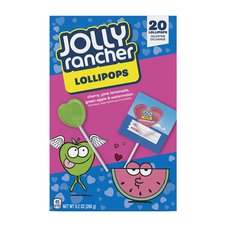 Jolly Rancher Heart Pops Classroom Exchange Packs Jolly Rancher Heart Pops Classroom Exchange Packs
