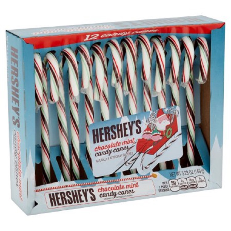 Hershey Chocolate Mint Candy Canes Hershey Chocolate Mint Candy Canes
