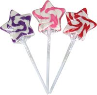 Squire Boone Star Lollipops  ~ 24 Count  Squire Boone Star Lollipops  ~ 24 Count
