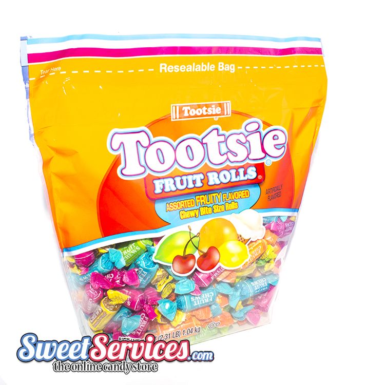 Tootsie Roll Fruit Rolls in Resealable Bag Tootsie Roll Fruit Rolls in Resealable Bag