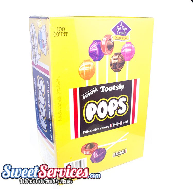 Tootsie Roll Pops ~ 100 Count Box Tootsie Roll Pops ~ 100 Count Box