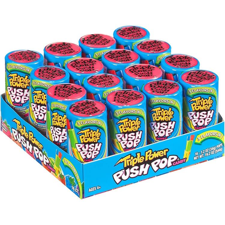 Triple Power Push Pops Triple Power Push Pops