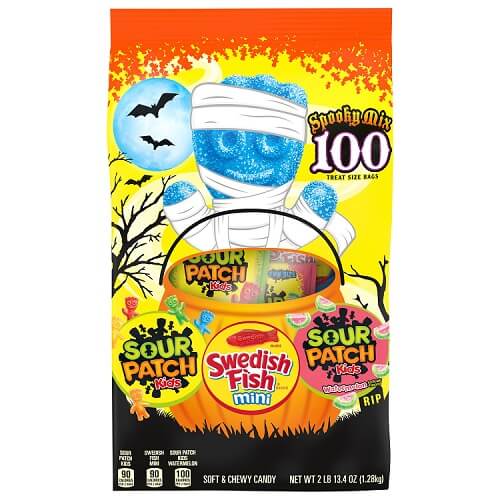 Sour Patch Kids and Swedish Fish Treat Packs ~ 100ct.   Sour Patch Kids and Swedish Fish Treat Packs ~ 100ct.