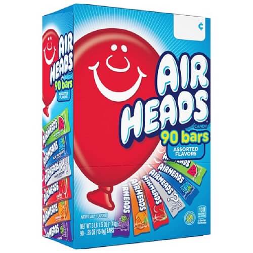 Airheads Taffy Assorted ~ 90pcs. Airheads Taffy Assorted ~ 90pcs.