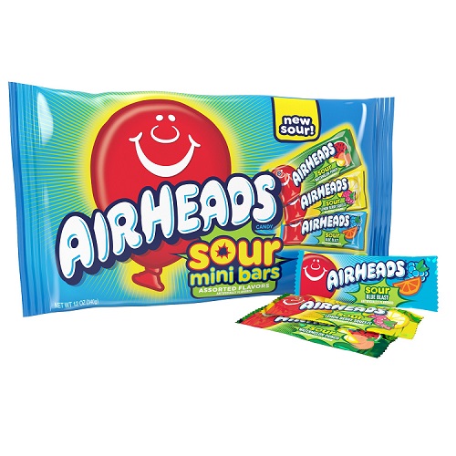 Airheads Sour Mini Bars 12oz Bag Airheads Sour Mini Bars 12oz Bag