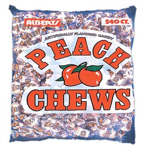 Alberts Peach Fruit Chews   Alberts Peach Fruit Chews