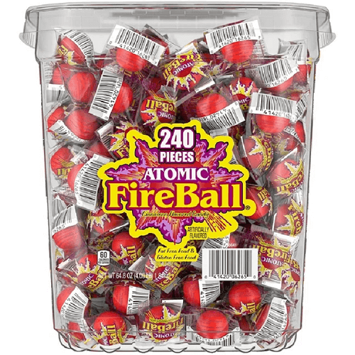 Atomic Fireballs ~ 240 Count Tub Atomic Fireballs ~ 240 Count Tub