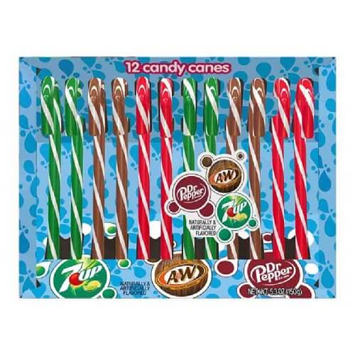 Soda Pop Assorted 6" Candy Canes   Soda Pop Assorted 6" Candy Canes