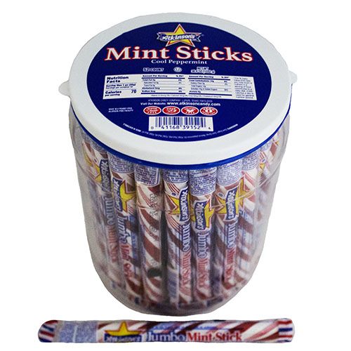 Atkinson Peppermint Sticks~52 Count  Atkinson Peppermint Sticks~52 Count