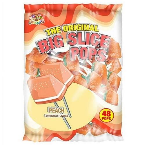 Big Slice Peach Pop  1~48ct. Bag  Big Slice Peach Pop  1~48ct. Bag
