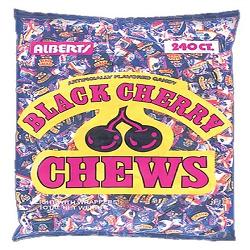 Alberts Black Cherry Fruit Chews  Alberts Black Cherry Fruit Chews