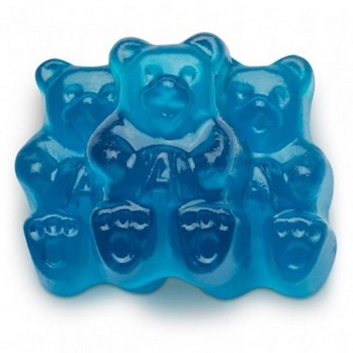 Albanese Blue Raspberry Gummi Bears ~ 5lb Bag  Albanese Blue Raspberry Gummi Bears ~ 5lb Bag