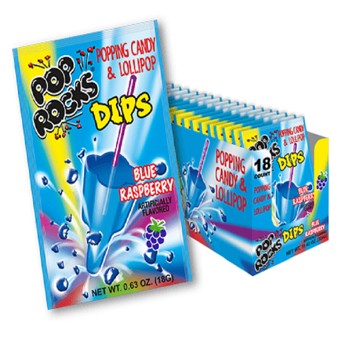 Blue Raspberry Pop Rocks Dips  Blue Raspberry Pop Rocks Dips