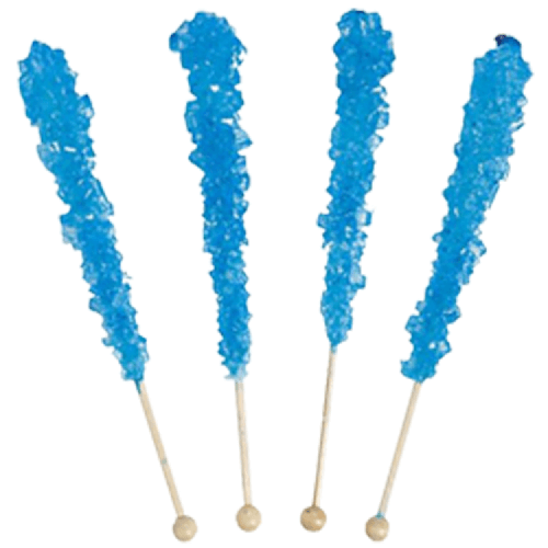 Blue Rock Candy Sticks Blue Rock Candy Sticks