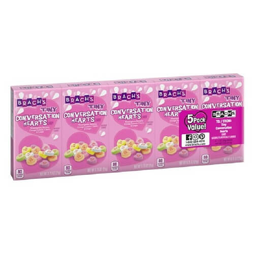 Brachs Tiny Conversations Hearts - 5 Ct. Brachs Tiny Conversations Hearts - 5 Ct.