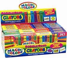 Bubble Gum Crayons ~ 24ct.  Bubble Gum Crayons ~ 24ct.