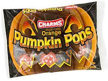 Charms Orange Pumpkin Pops - 11oz Bag Charms Orange Pumpkin Pops - 11oz Bag