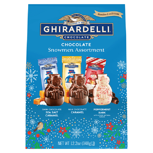 Ghirardelli Snowmen Chocolate Assortment  Ghirardelli Snowmen Chocolate Assortment