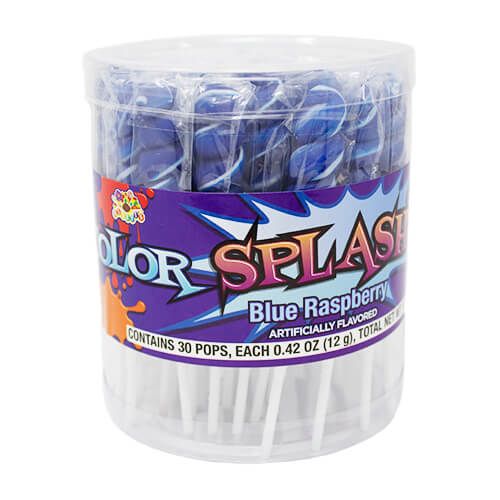 Albert's Blue Raspberry Twist Pops ~ 30ct.  Albert's Blue Raspberry Twist Pops ~ 30ct.
