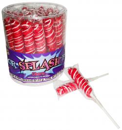 Albert's Cherry Twist Pops ~ 30ct.   Albert's Cherry Twist Pops ~ 30ct.