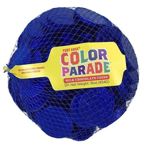 Fort Knox Chocolate Dark Blue Coins  Fort Knox Chocolate Dark Blue Coins