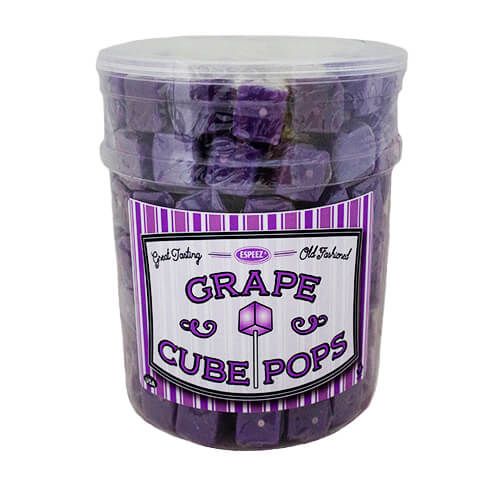 Espeez Grape Cube Pop ~ 100 Count  Espeez Grape Cube Pop ~ 100 Count