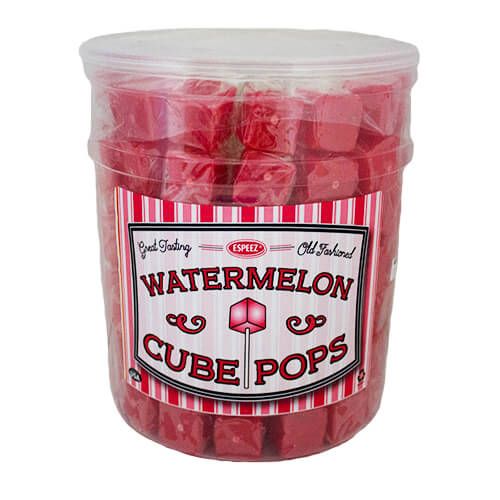 Espeez Watermelon Cube Pop ~ 100 Count  Espeez Watermelon Cube Pop ~ 100 Count