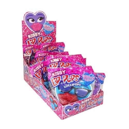 Glitter Lip Lollipops ~ 12 Count  Glitter Lip Lollipops ~ 12 Count