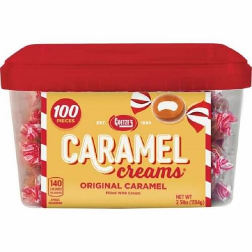 Goetze Caramel Creams Tub Goetze Caramel Creams Tub