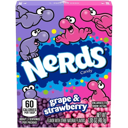 Nerds Candy Grape & Strawberry 1.65-oz. Box Nerds Candy Grape & Strawberry 1.65-oz. Box