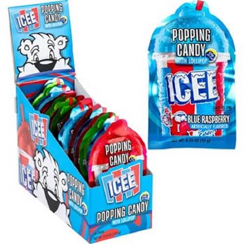 Icee Popping Candy with Lollipop Icee Popping Candy with Lollipop