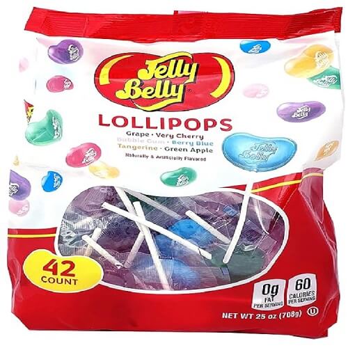 Jelly Belly Lollipops ~ 42 Count Jelly Belly Lollipops ~ 42 Count