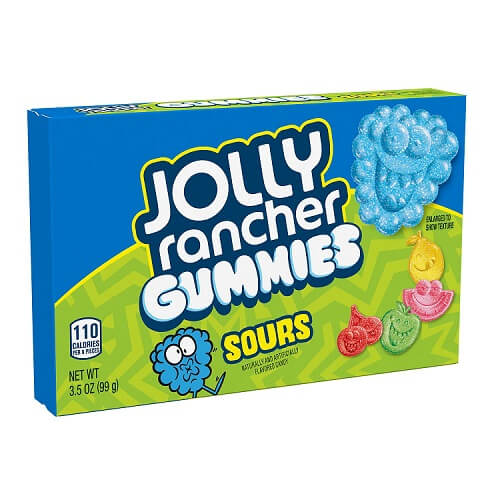 Jolly Rancher Sour Gummies Theater Box  Jolly Rancher Sour Gummies Theater Box