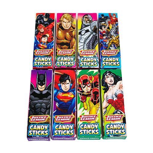 Justice League Candy Sticks ~ 101ct. Justice League Candy Sticks ~ 101ct.