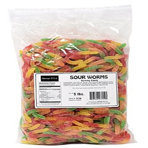 Kervan Sour Gummy Worms Kervan Sour Gummy Worms