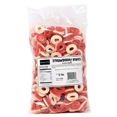 Kervan Gummi Strawberry Rings  Kervan Gummi Strawberry Rings