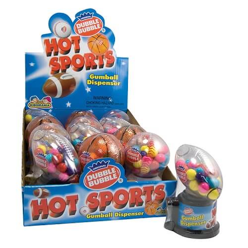 KidsMania Hot Sports Gumball Dispenser KidsMania Hot Sports Gumball Dispenser