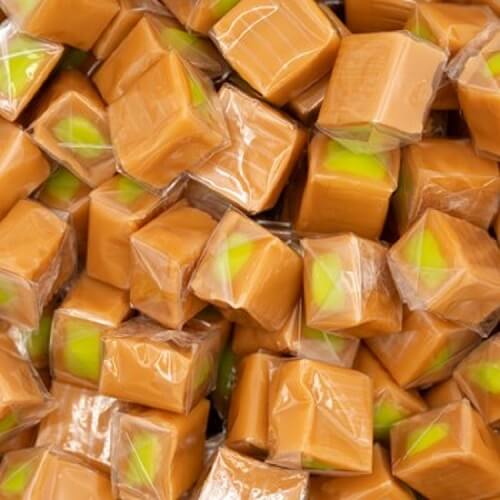 Funtasty Milk Vanilla with Green Apple Filling Caramel Square Funtasty Milk Vanilla with Green Apple Filling Caramel Square