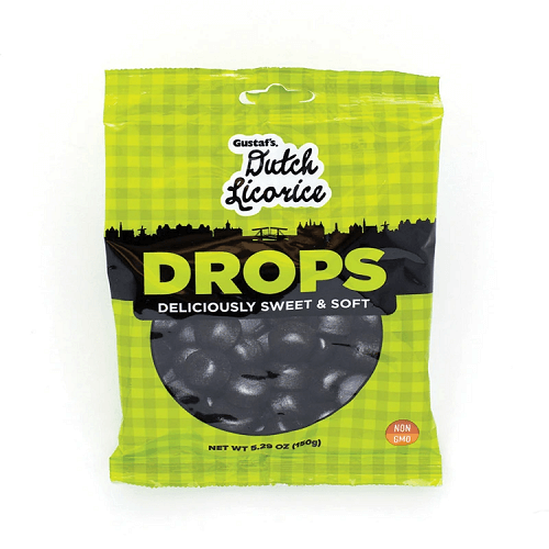 Soft Licorice Drops Peg Bags Soft Licorice Drops Peg Bags